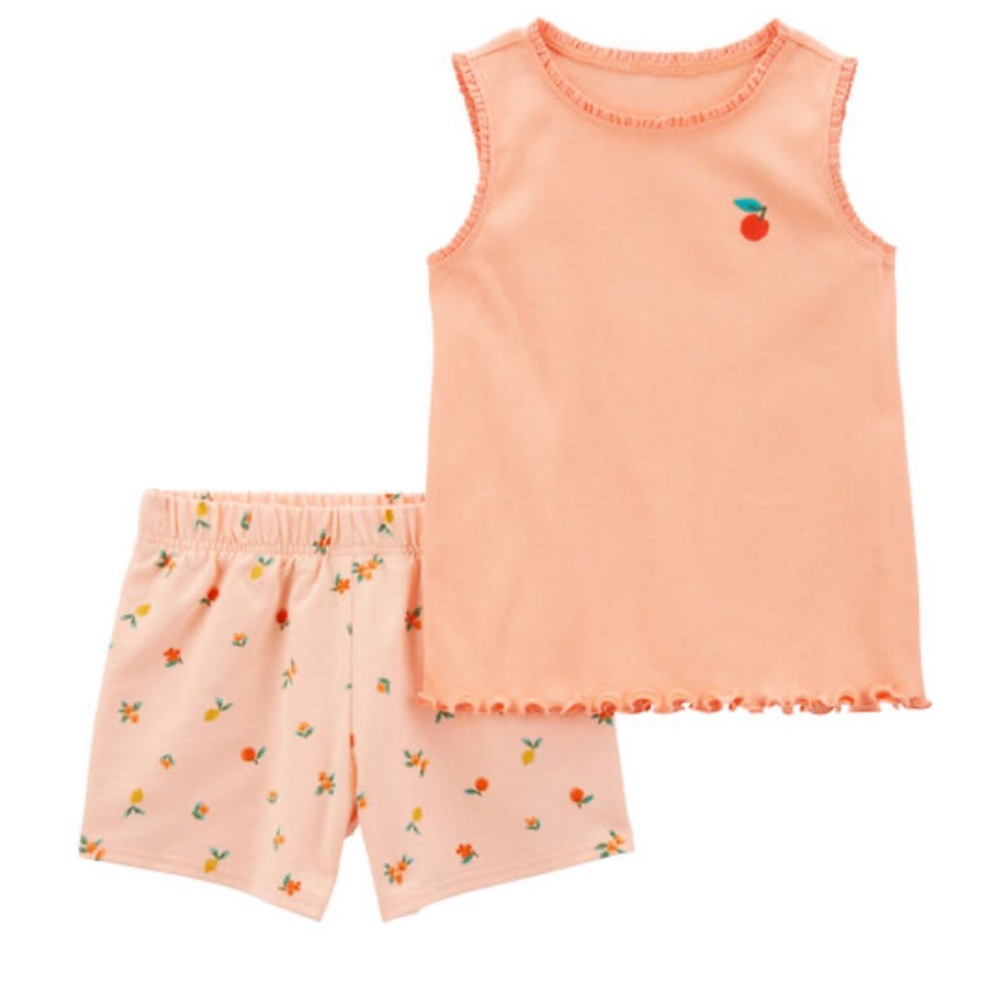 Carter's Light Peach Outfit Set